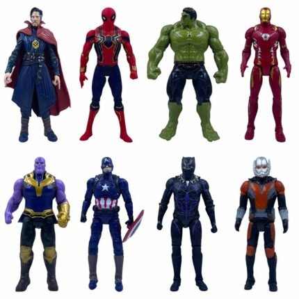 Avgrs Set of 8 Action Figures 17cm - S115