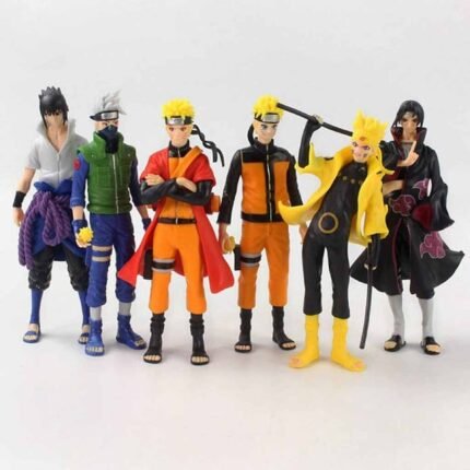 Narto Set of 6 Action Figures 18cm - S23
