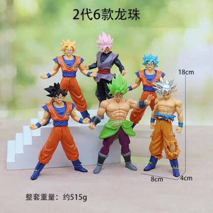 DBZ Set of 6 Action Figures (18cm) - S3