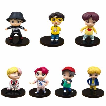 BTS Set of 7 Action Figures 7cm Style 1 - S42