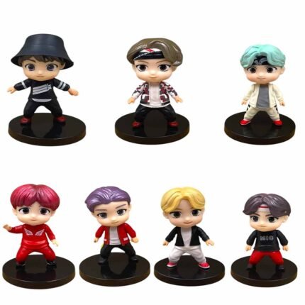 BTS Set of 7 Action Figures 7cm Style 2 - S43