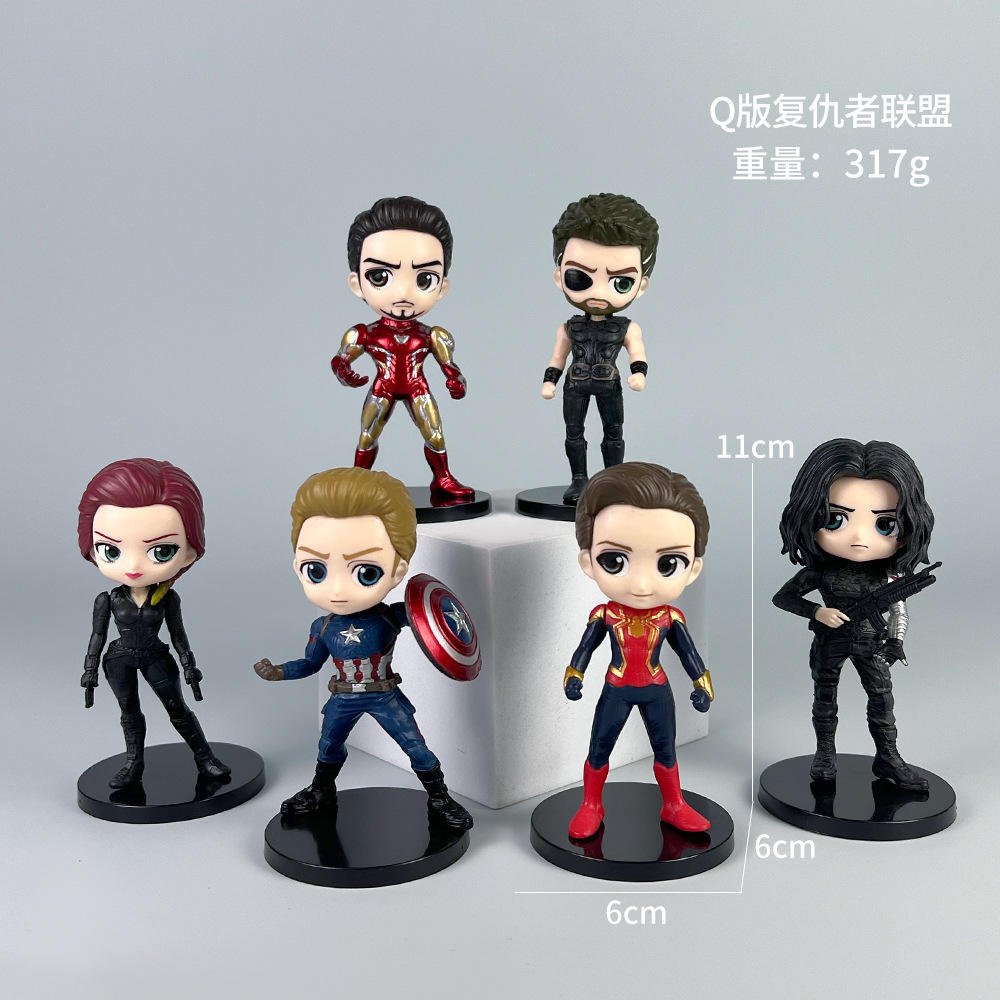 S57 Avengers Set of 6 Action Figures 11cm - S57 - Image 1
