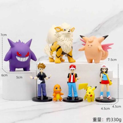 Pokmon Set of 8 Action Figures - S65
