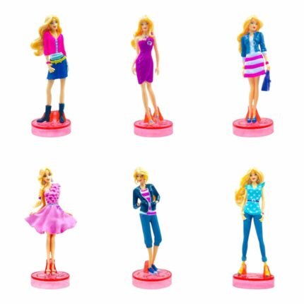 BarbIe Set of 6 Action Figures 10cm - S72
