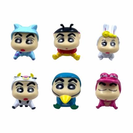 Shinchan sets of 6 pcs Action Figure 12cm - S88