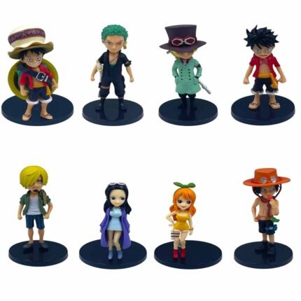 OnePc Set of 8 Action Figures 8cm - S93