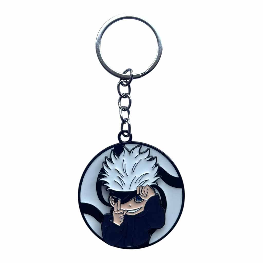 SK-126 Gojo Satoru Spinner Metallic Keychain - SK-126 | MOQ 3| - Image 1