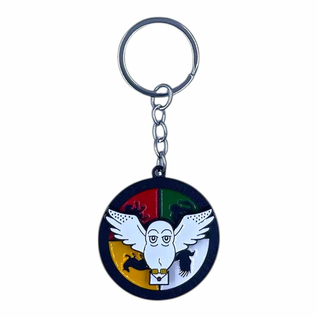 SK-135 Harry Potter Hedwig Spinner Metallic Keychain - SK-135 | MOQ 3| - Image 1