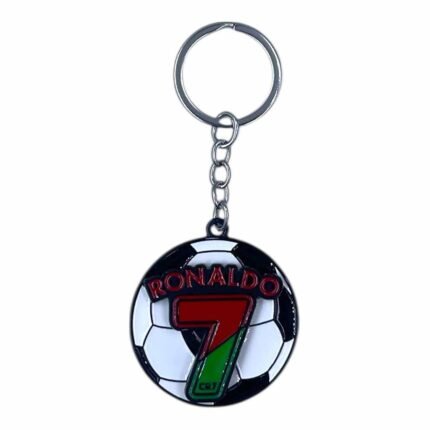 Cristiano Ronaldo7 Spinner Metallic Keychain - SK-136 | MOQ 3|
