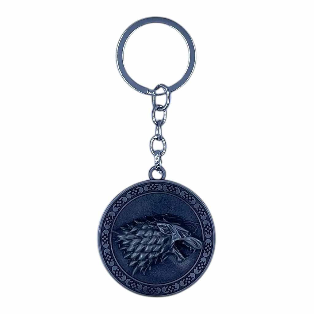SK-144 GOT Stark Spinner Metallic Keychain - SK-144 | MOQ 3| - Image 1