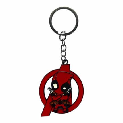 Deadpool Spinner Metallic Keychain - SK-164 | MOQ 3|