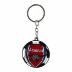 Arsenal Fc Crest Spinner Metallic Keychain - SK-177, | MOQ 3|
