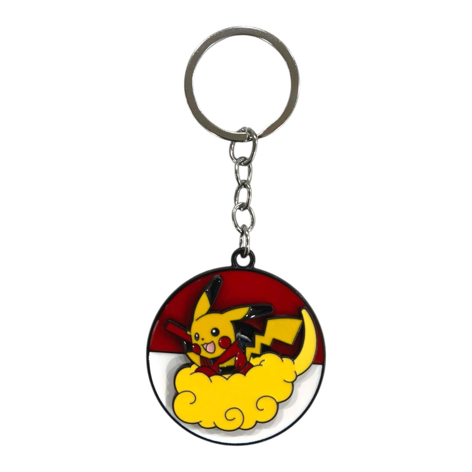 SK-197 Pokemon Cloud Pikachu Spinner Metallic Keychain - SK-197, | MOQ 3| - Image 1