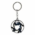 Panda Spinner Metallic Keychain (Design 2) - SK-200, | MOQ 3|