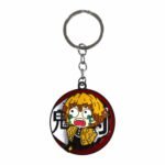 Demon Slayer Zenitsu Agatsuma Spinner Metallic Keychain - SK-201, | MOQ 3|