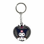 Kuromi Spinner Metallic Keychain - SK-205, | MOQ 3|