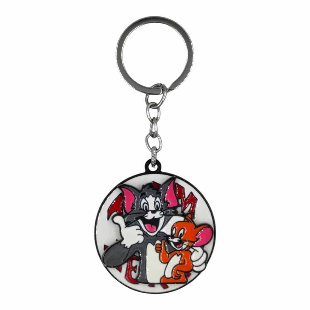 SK-27 Tom & Jerry Spinner Metallic Keychain - SK-27 | MOQ 3| - Image 1
