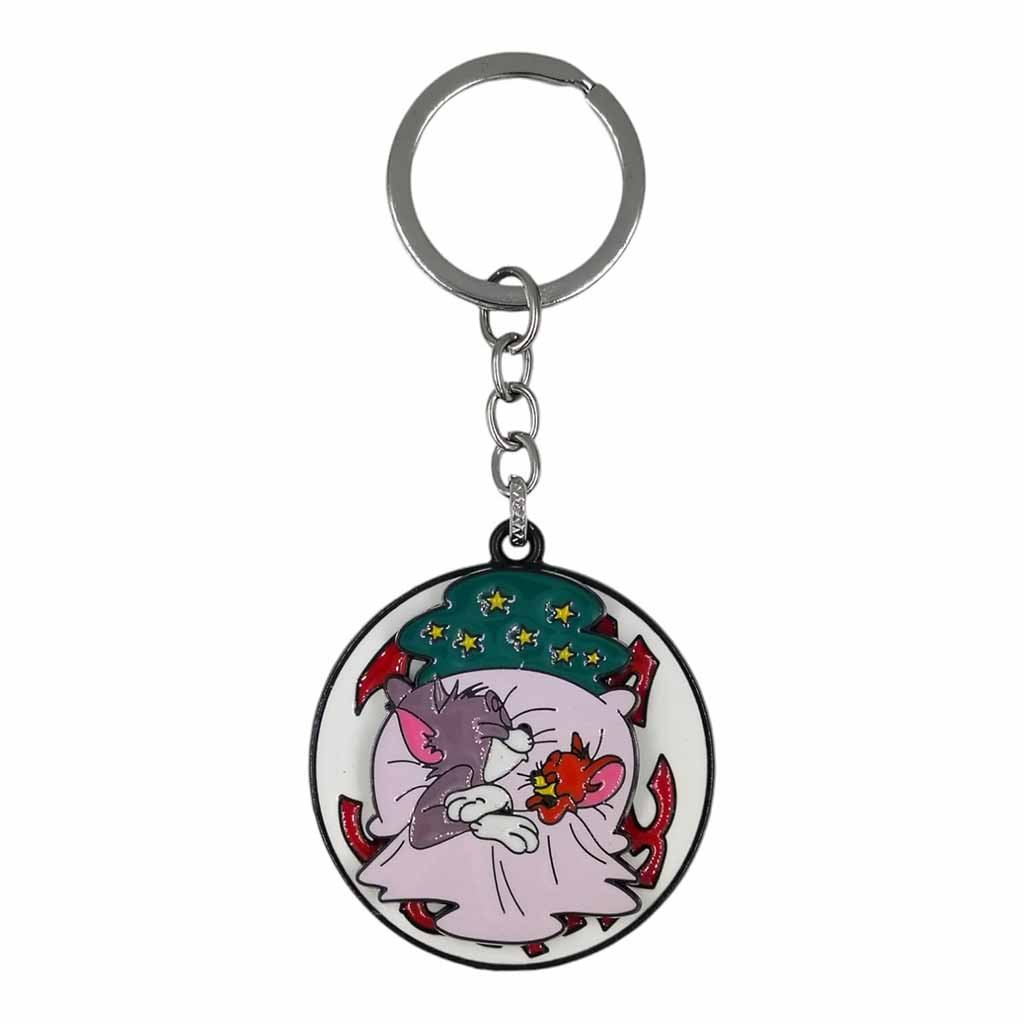 SK-30 Tom & Jerry Spinner Metallic Keychain - SK-30 | MOQ 3| - Image 1