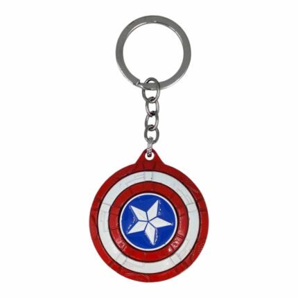 Captain America Shield Spinner Metallic Keychain - SK-61 | MOQ 3|