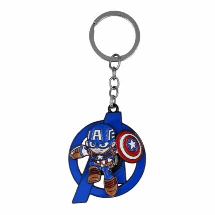 Captain America Spinner Metallic Keychain - SK-62 | MOQ 3|