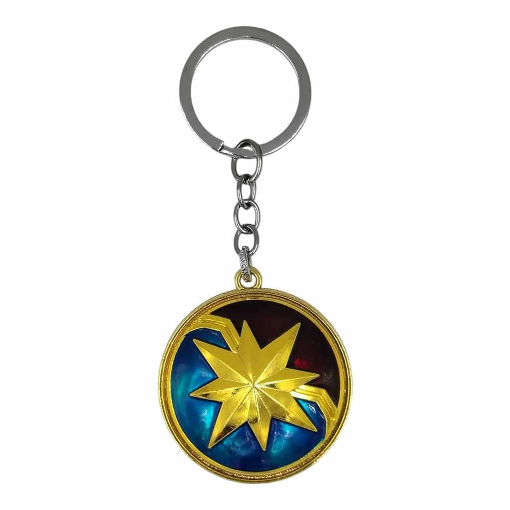 SK-63 Captain America Shield Spinner Metallic Keychain - SK-63 | MOQ 3| - Image 1