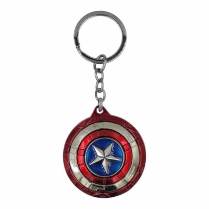 Captain America Shield Spinner Metallic Keychain - SK-84 | MOQ 3|