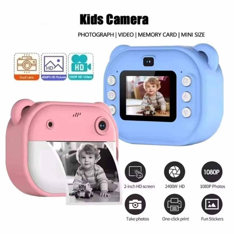 HD kids camera with fun stickers