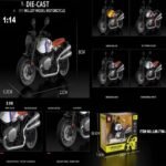 Die Cast Toy Alloy Model Bike, 1:14
