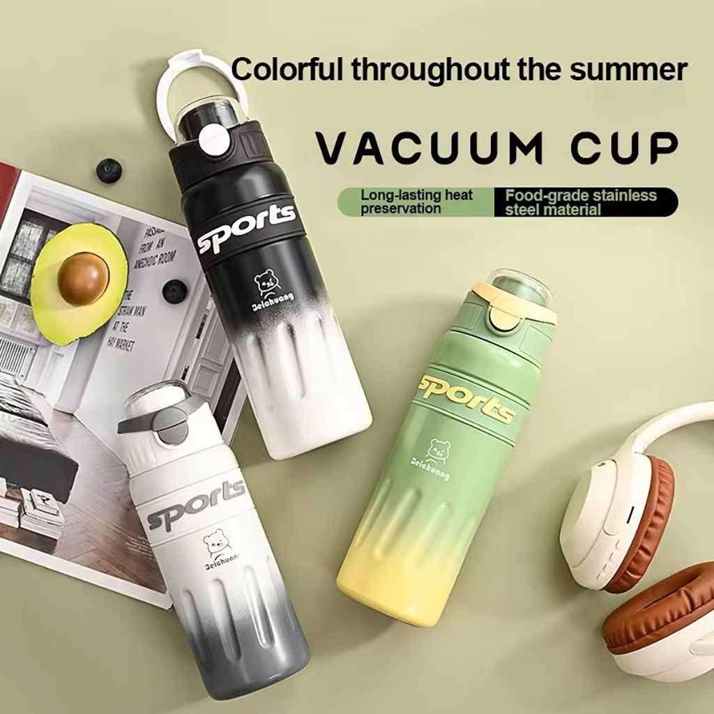 WB-07 sports vacuum insulated bottle 600ml wholesale India gym water bottle stainless steel bulk supplier Delhi insulated sports bottle 600ml India wholesale leak proof vacuum water bottle India gradient sports water bottle wholesale India