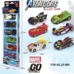 Avengers Alloy Car Set of 6