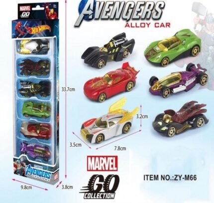 Avengers Alloy Car Set of 6