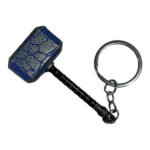 Thor Hammer Metal Keychain, Grey, MK-01