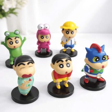 Shin Chan Set of 6 Action Figures 10cm - S18