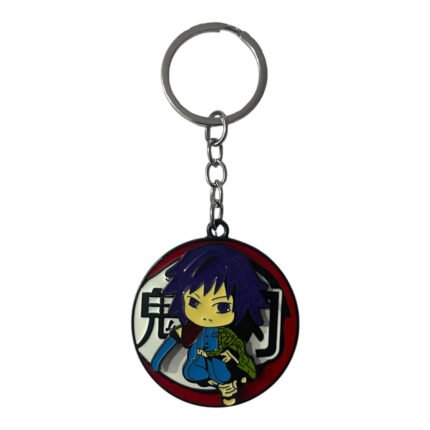 Giyu Tomioka Spinner Metallic Keychain, SK-216, MOQ-3