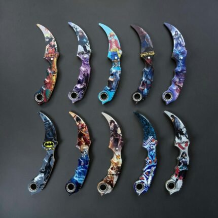Anime Foldable Metal Karambit, MOQ-6