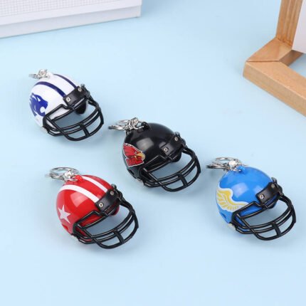 Helmet Keychain, Pack of 4, KC-Hlmt-01