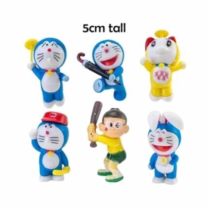 Doraemon Set of 6 Figures 5cm - S40