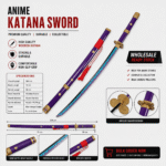 Zoro Purple Katana 104cm (KT-104-14)