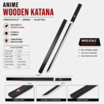 Sasuke Black Katana 104cm (KT-104-19)