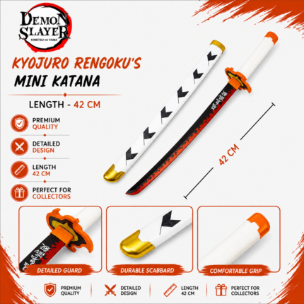 Rengoku Katana 42cm with Stand (KT-42-01)