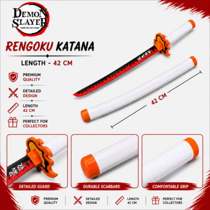 Rengoku Katana 42cm with Stand (KT-42-02)