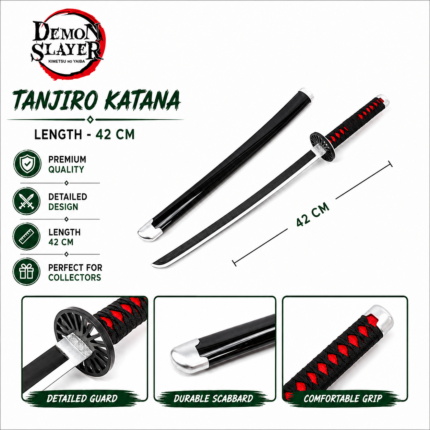 Tanjiro Katana 42cm with Stand (KT-42-05)