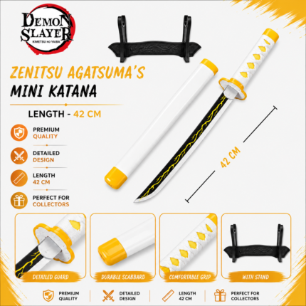 Zenitsu Katana 42cm with Stand (KT-42-06)