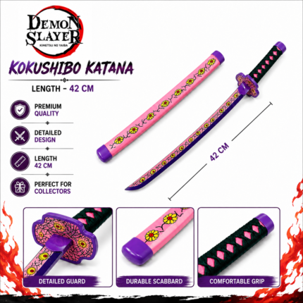 Kokushibo Katana 42cm with Stand (KT-42-08)