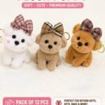 Plush Puppy Keychn, MOQ-12, PLK-07
