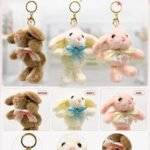 Plush Bunny Keychn, MOQ-12, PLK-11