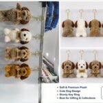 Plush Dog Keychain, MOQ-12, PLK-16