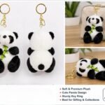 Plush Panda Keychain, MOQ-12, PLK-17