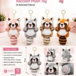 Plush Racon Keychn, MOQ-12, PLK-19