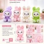Plush Bunny Keychn, MOQ-12, PLK-20